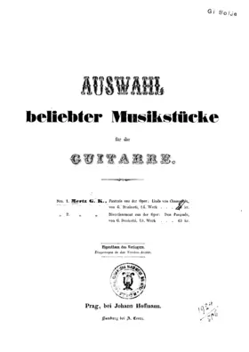 Fantasie aus der Oper: Linda von Chamounix von G. Donizetti