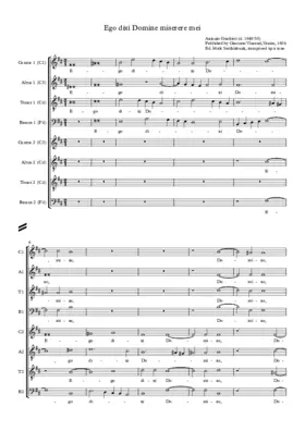 Ego dixi Domine miserere mei