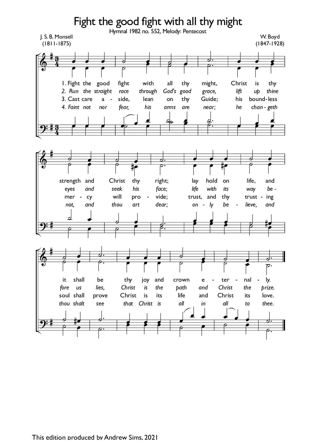 Fight the good fight with all thy might - Page 1