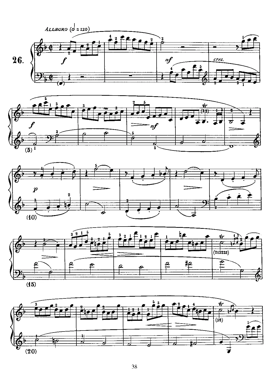 Keyboard Sonata in F major - Page 1