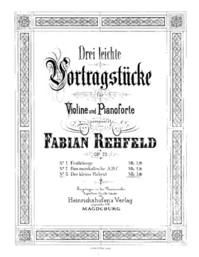 3 Leichte Vortragsstücke