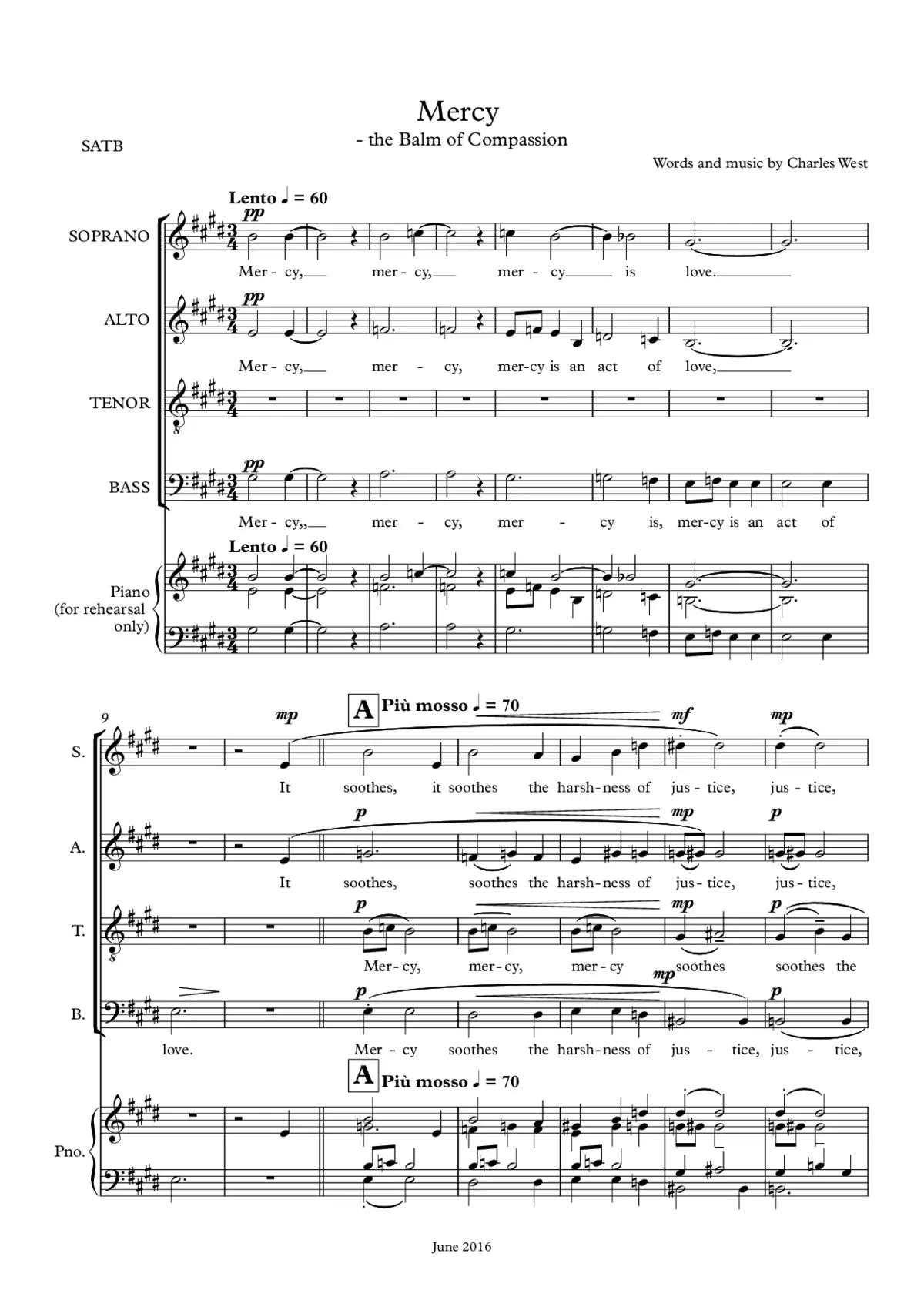 Mercy - the Balm of Compassion - Page 1