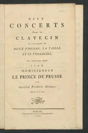 2 Harpsichord Concertos