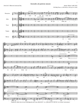 Ascendo ad patrem meum