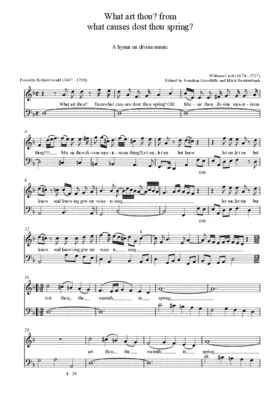 What art thou? from what causes dost thou spring?