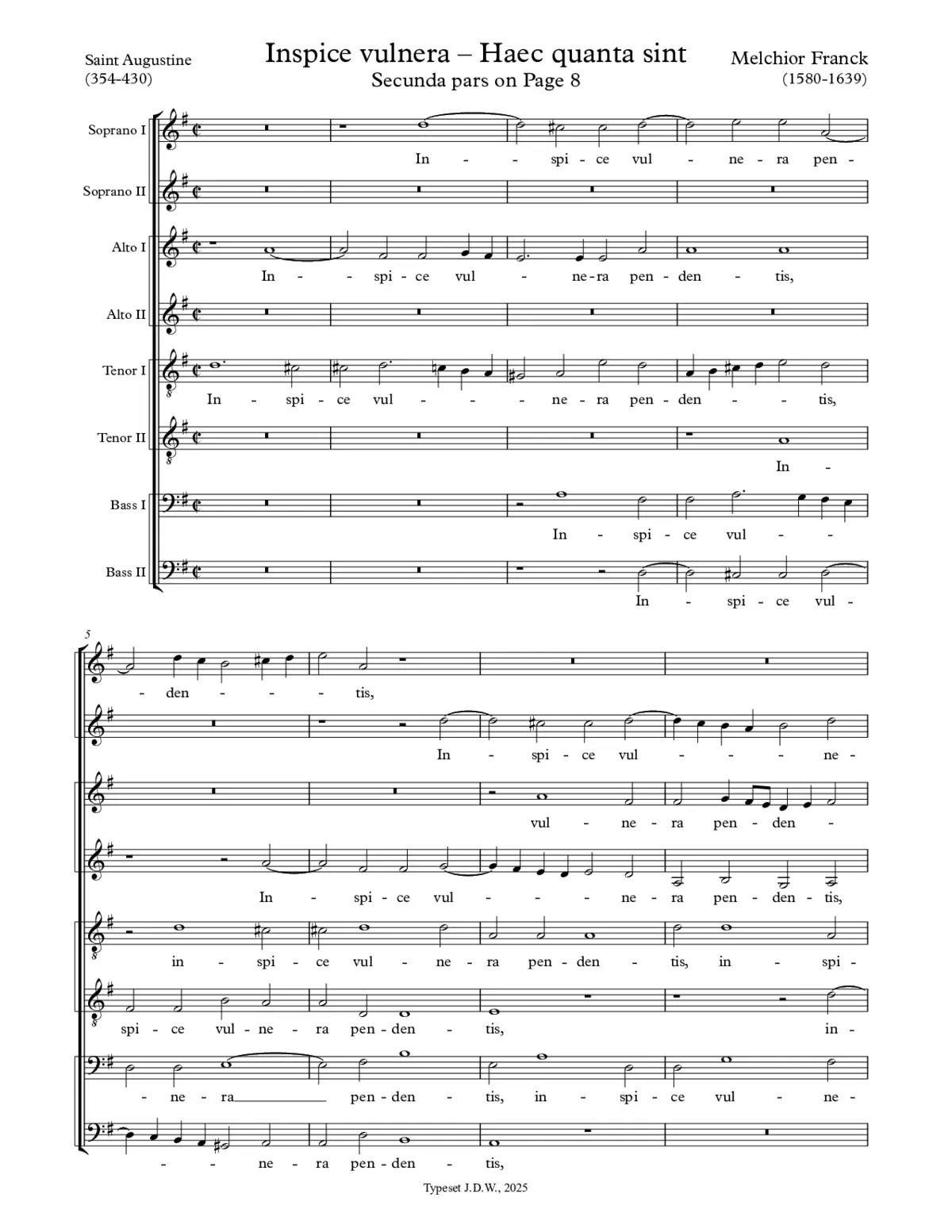 Inspice vulnera a 8 - Page 1