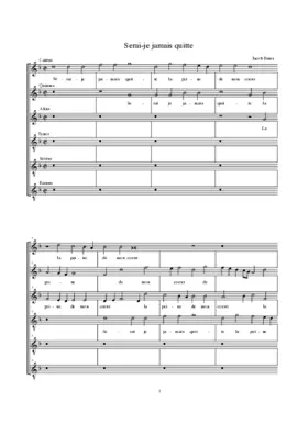 Serai-je jamais quitte