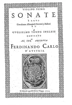 Sonate à 3, 4, 5 con alcune allemand, correnti e balletti à 3
