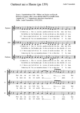 Onttrect mi, o Heere