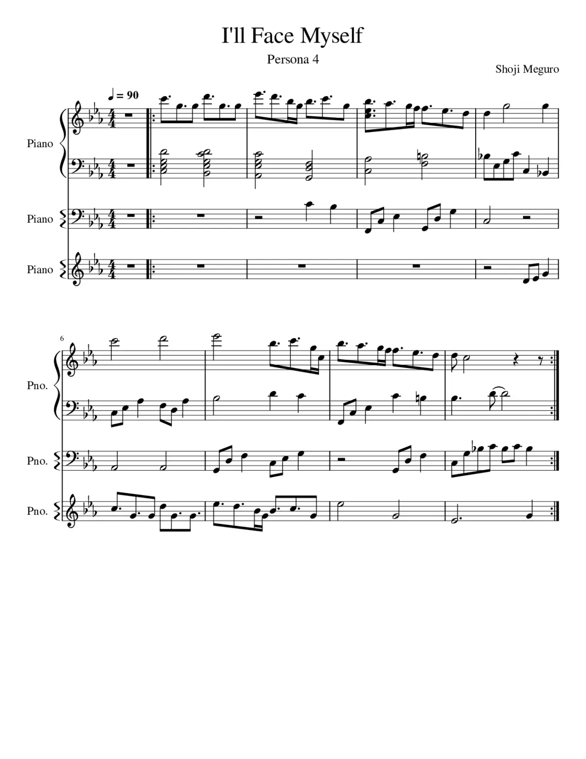 I'll Face Myself - Page 1