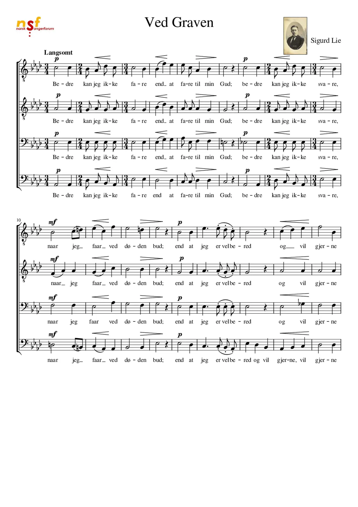 Ved graven - Page 1