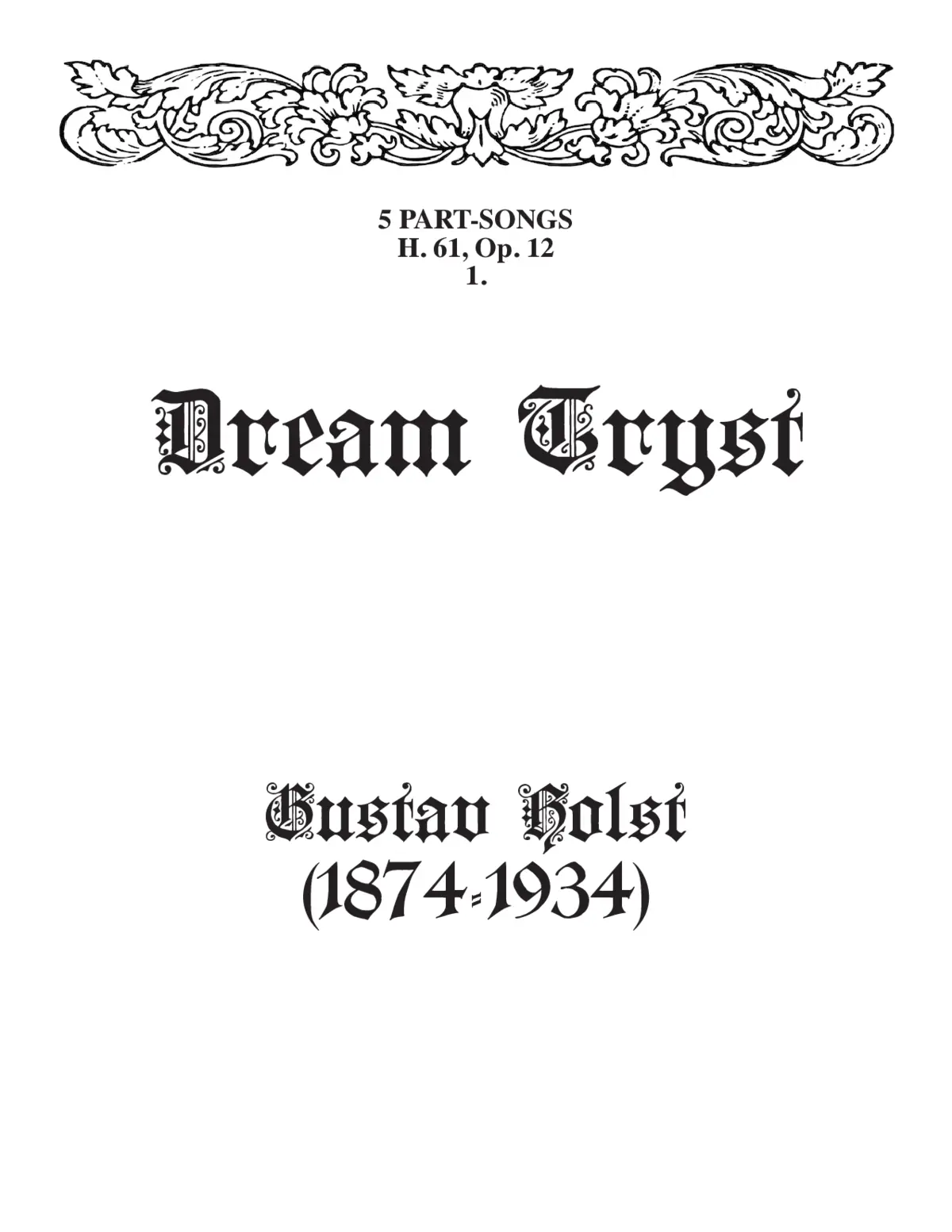 Dream Tryst - Page 1