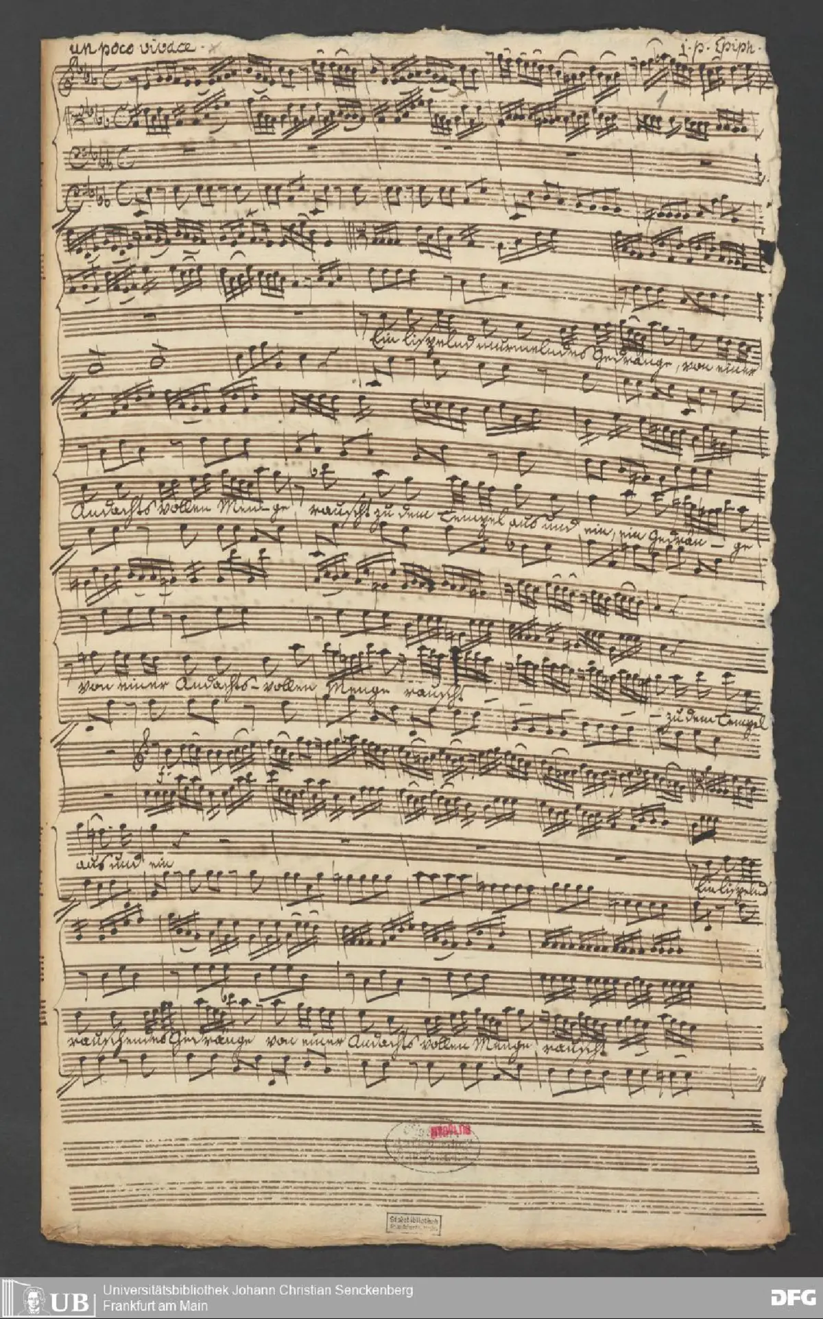 Ein lispelnd-murmelndes Gedränge - Page 1