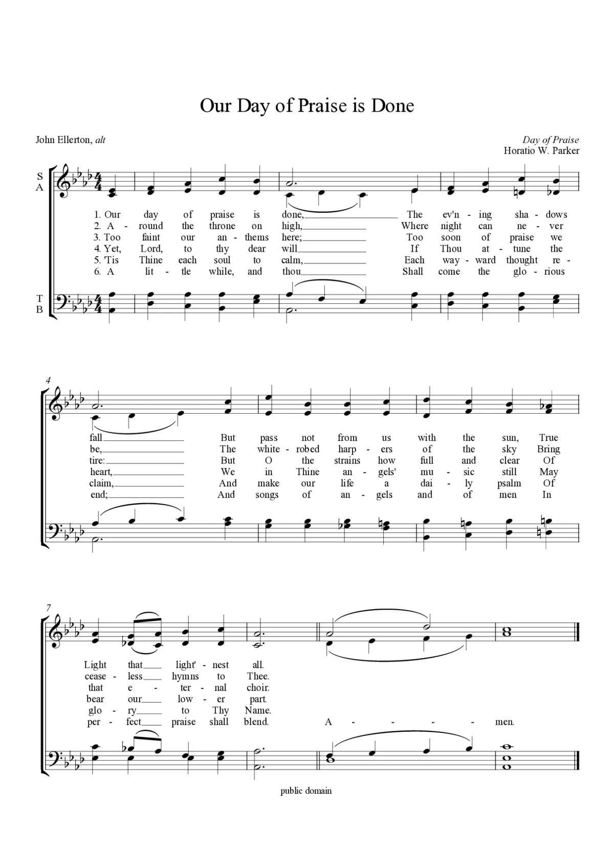 Day of praise - Page 1