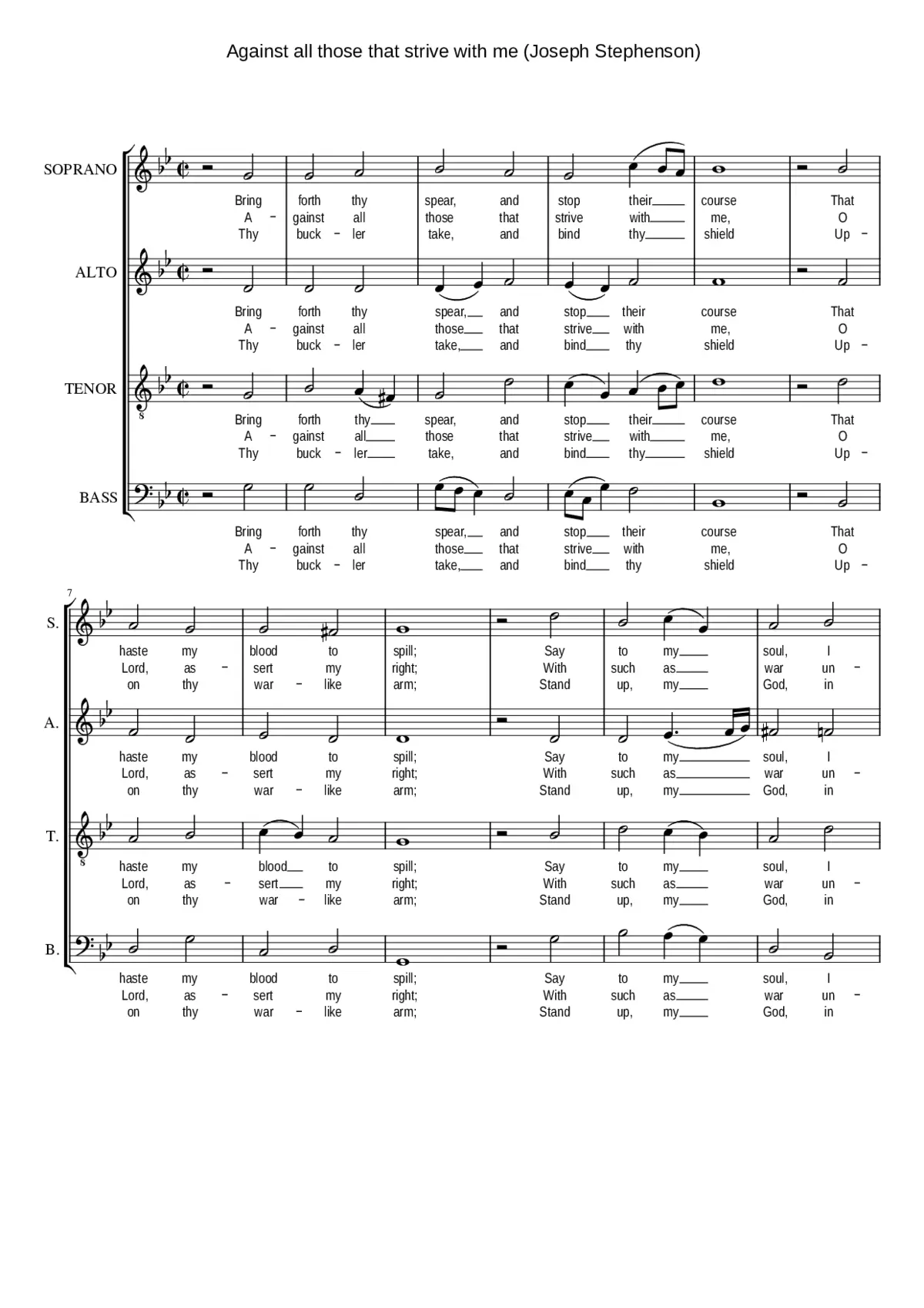 Against all those that strive with me - Page 1