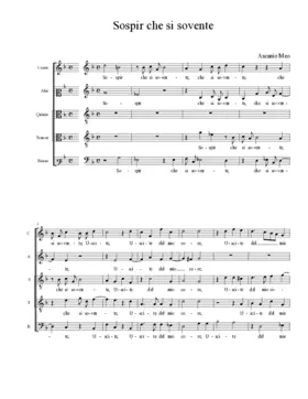 Sospir che si sovente