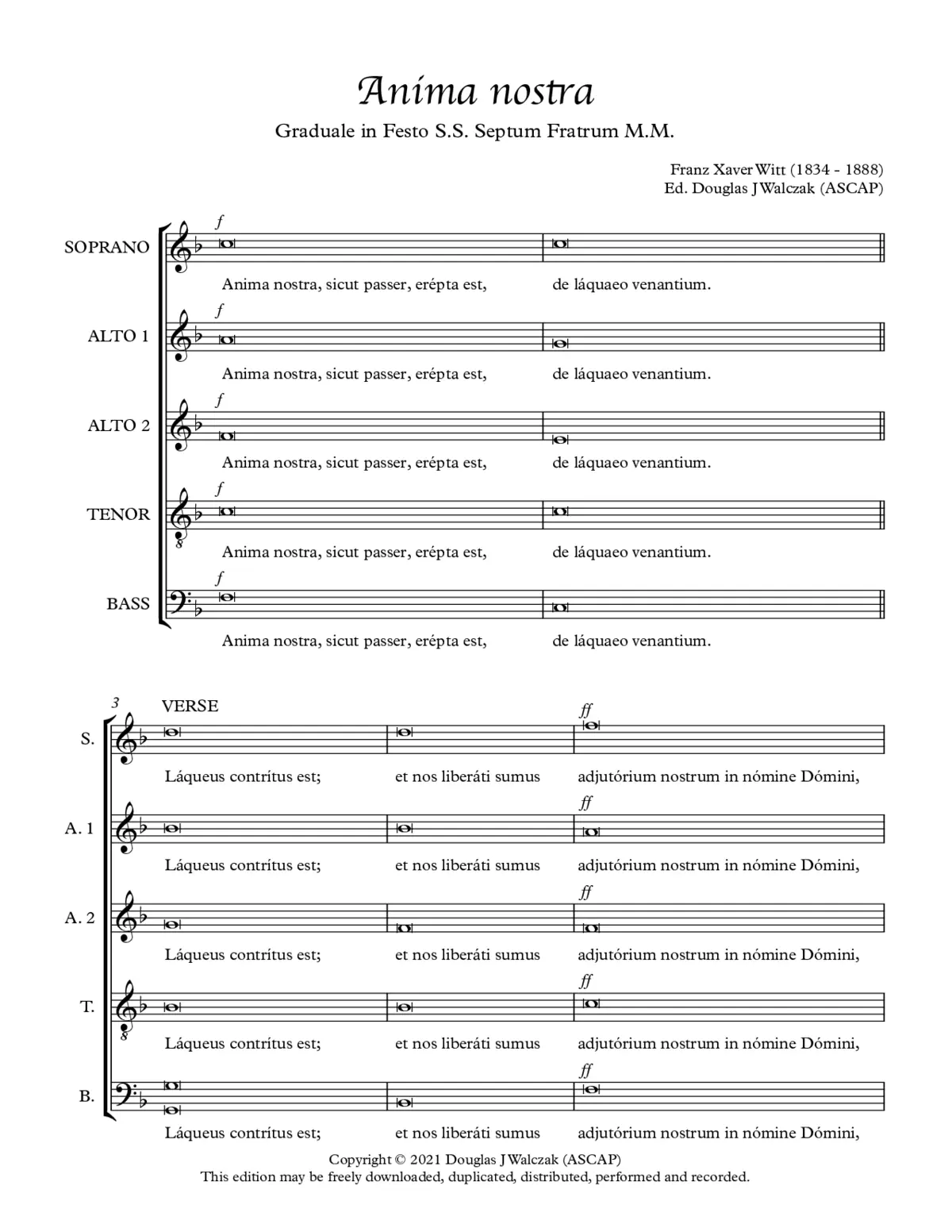 Anima nostra a 5 - Page 1