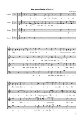 Ave sanctissima Maria