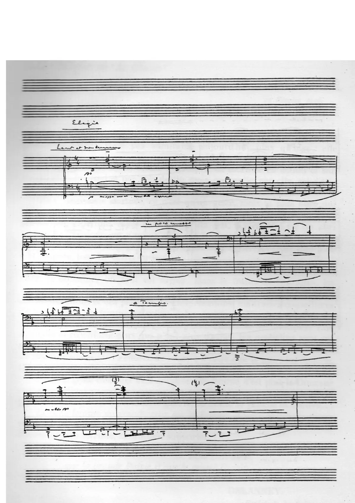 Élégie - Page 1