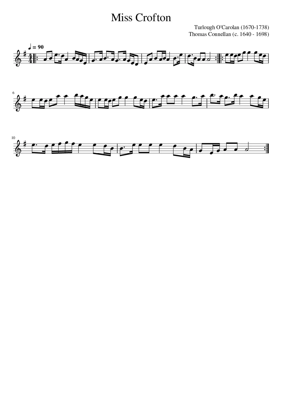 Miss Crofton - Page 1