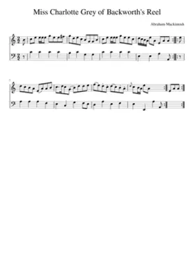 Miss Charlotte Grey of Backworth's Reel