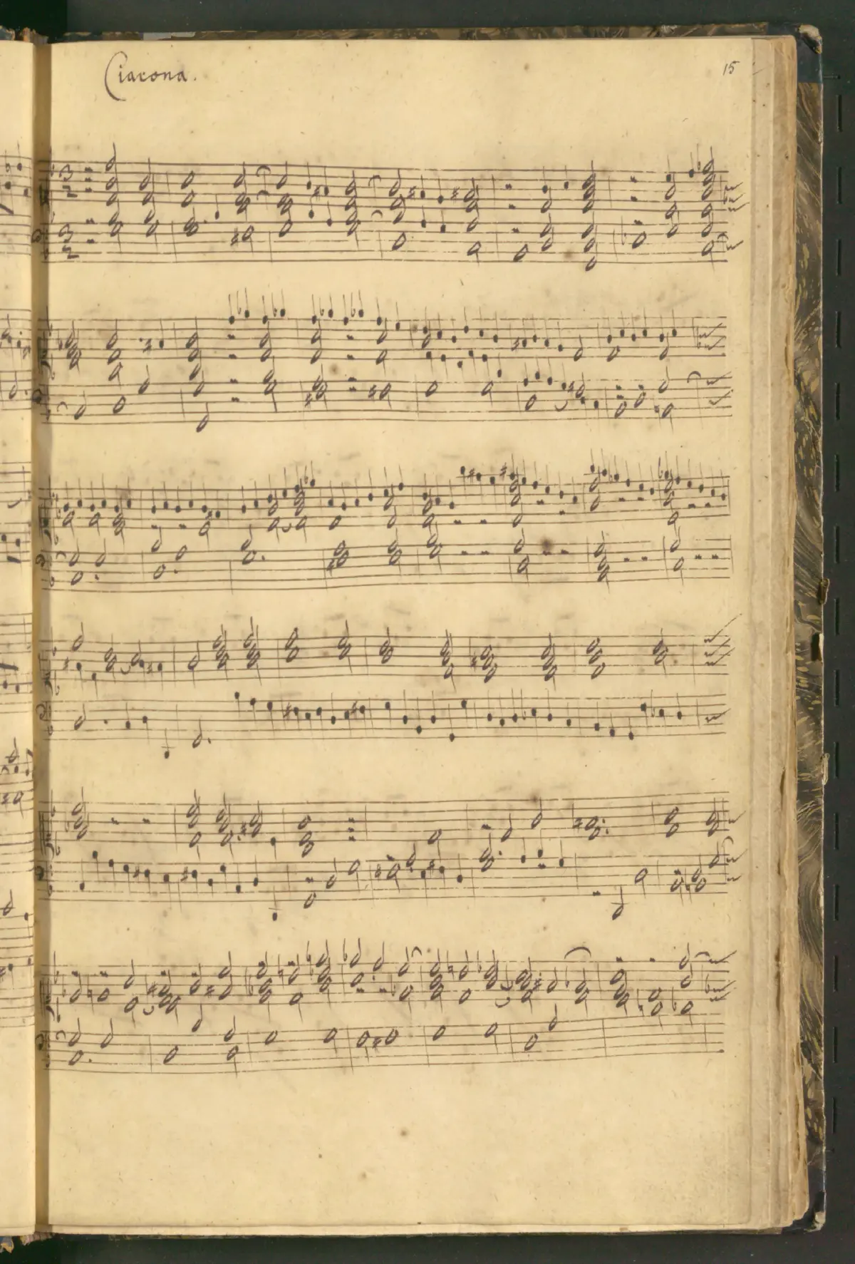 Chaconne in G minor - Page 1