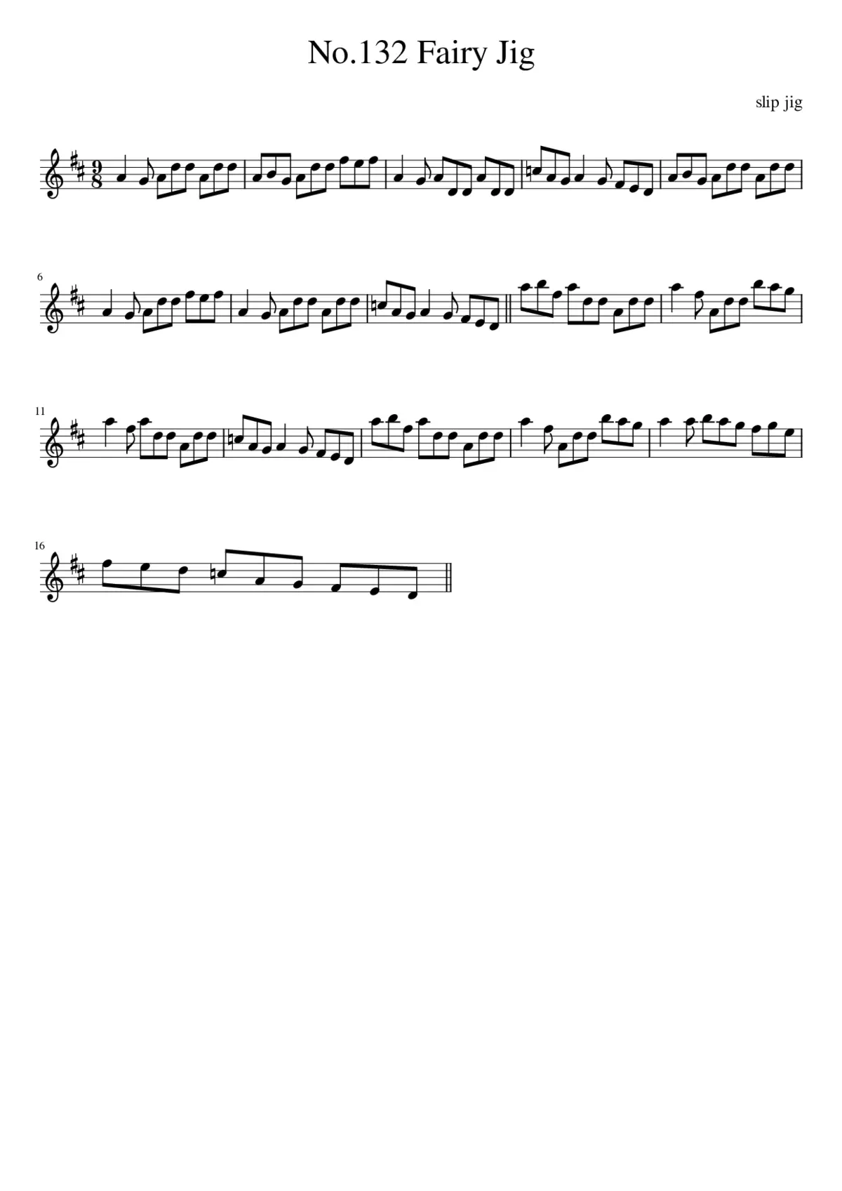 No.132 Fairy Jig - Page 1