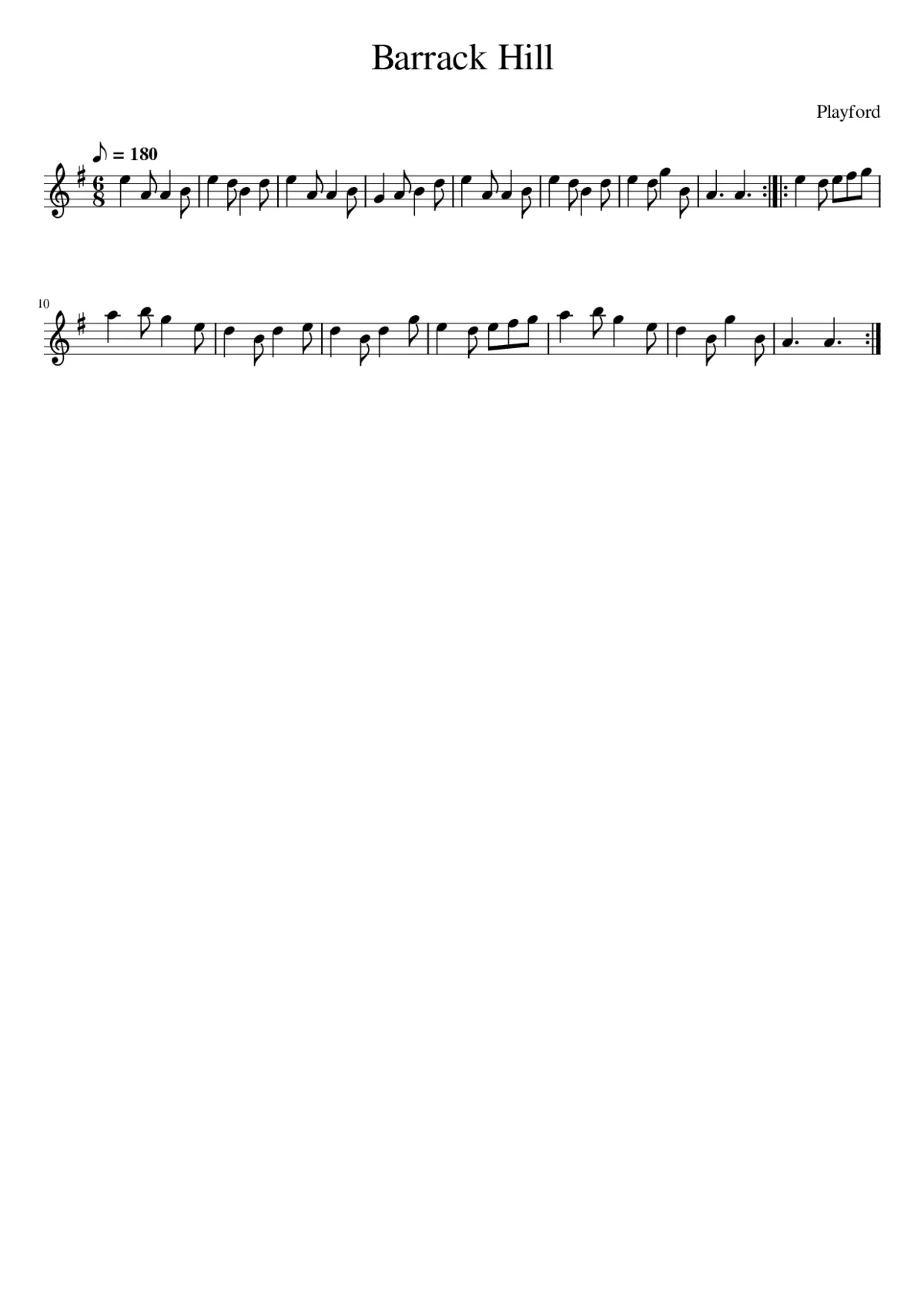 Barrack Hill - Page 1