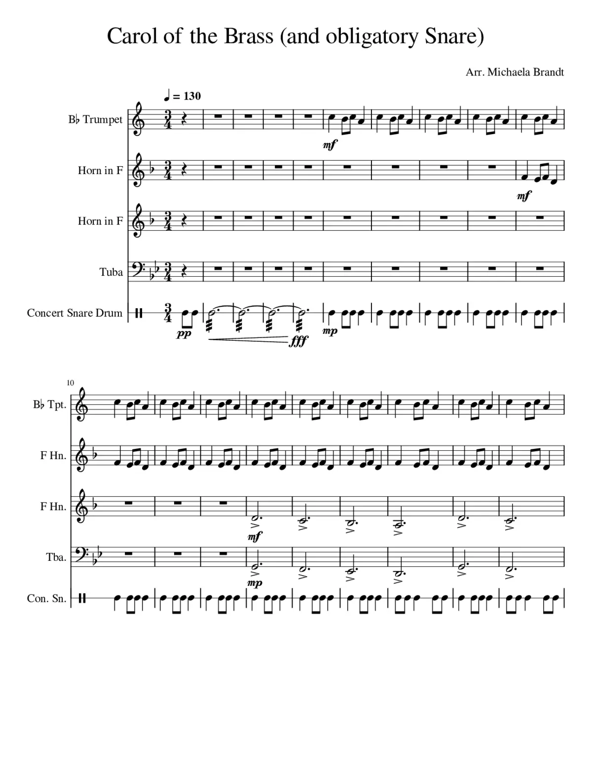 Carol of the Bells - Page 1