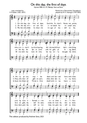 On this day, the first of days