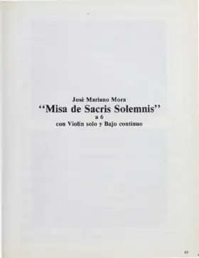 Misa de Sacris Solemnis