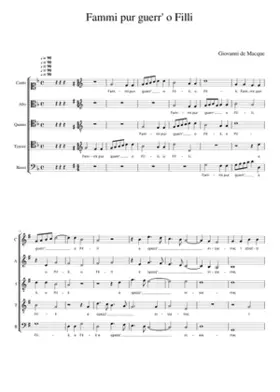 Fammi pur guerr' o Filli