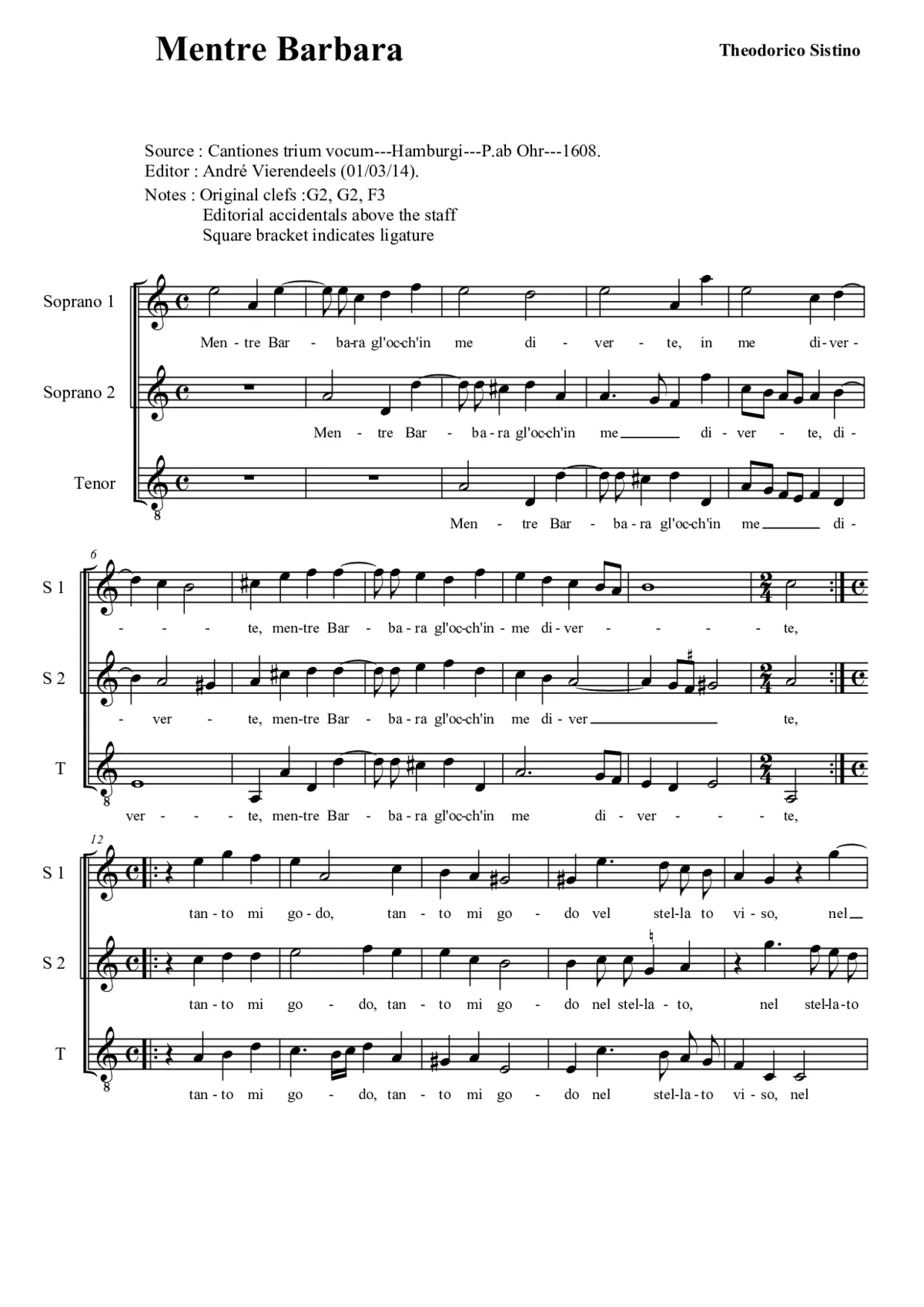 Mentre Barbara - Page 1