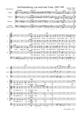 Seid barmherzig, SWV 409