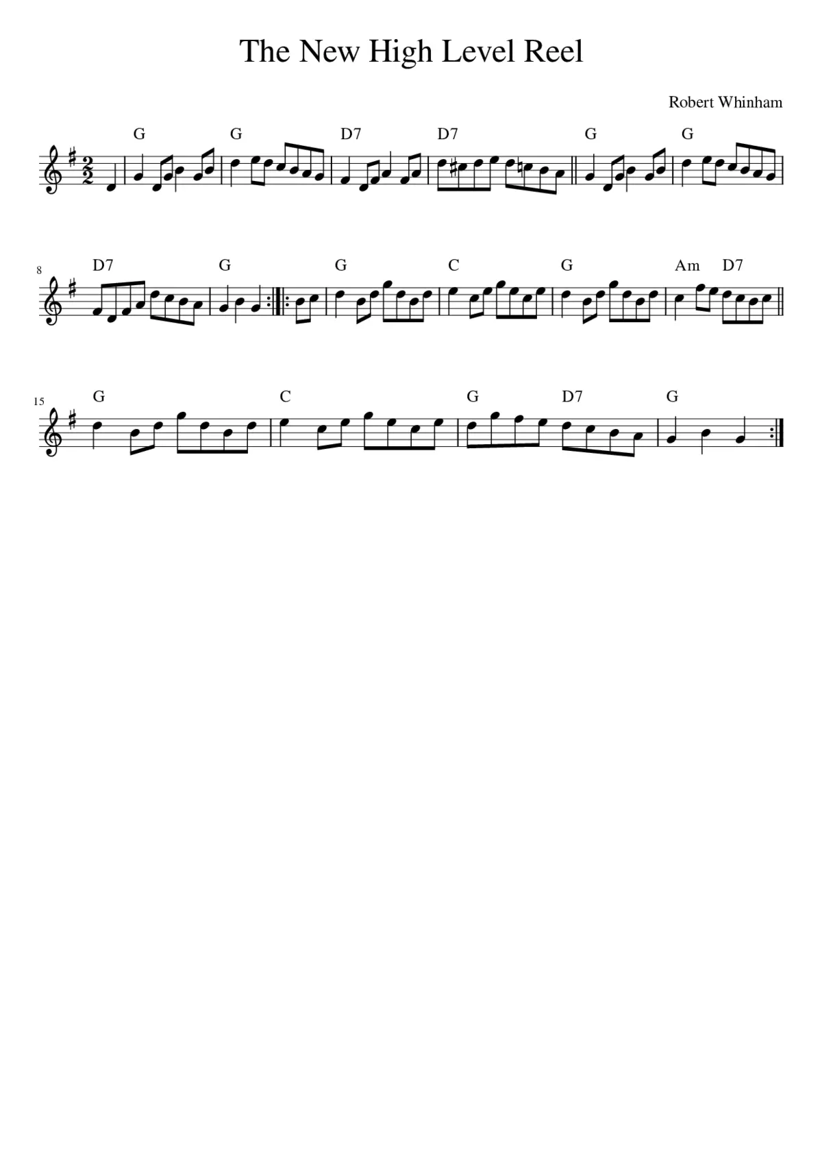 the New High Level Reel - Page 1