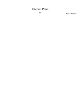 Interval pairs - Bb