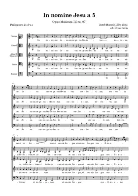 In nomine Jesu a 5