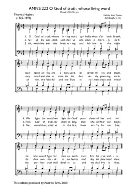 O God of truth, whose living word (II)