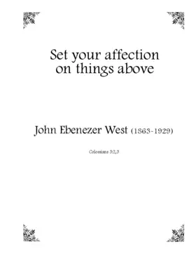 Set your affection on things above