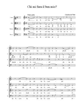 Chi mi fura il ben mio?