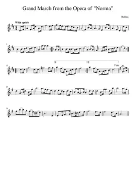 Grand March from the Opera of Norma