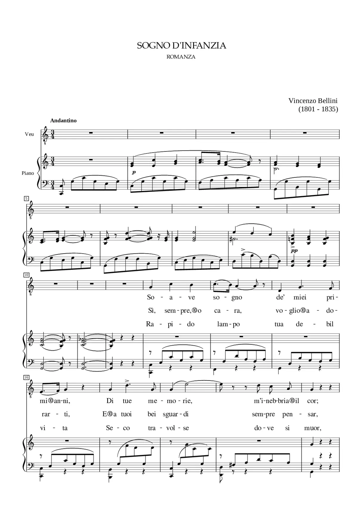 Sogno d'infanzia - Page 1