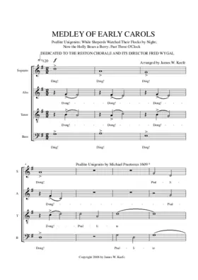 Medley of early carols
