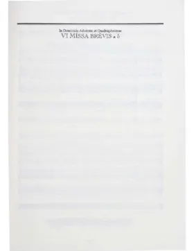 Missa brevis a 5