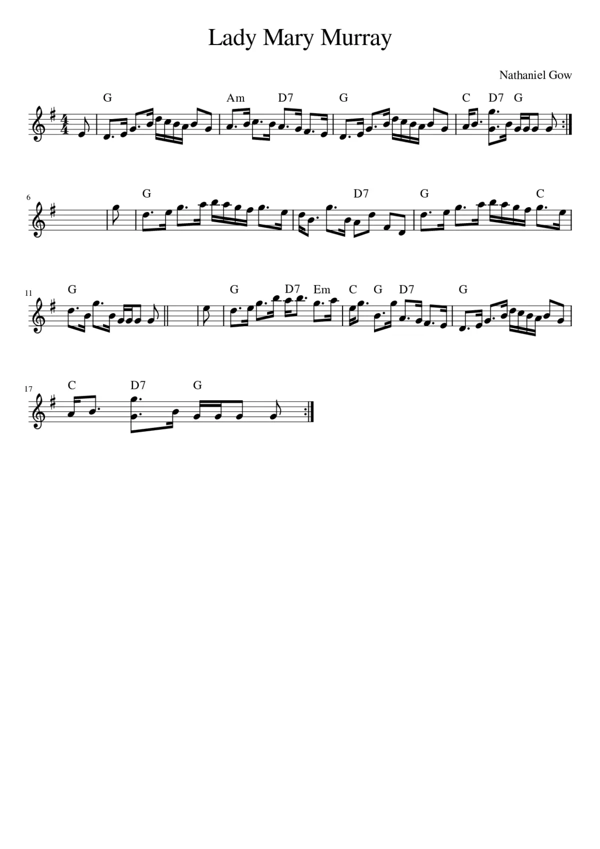 Lady Mary Murray - Page 1