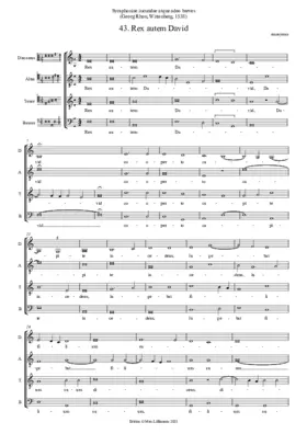 Rex autem David