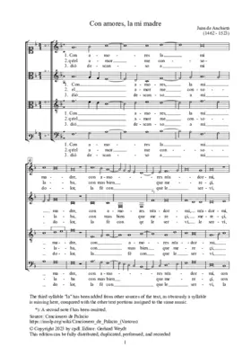 Con amores, la mi madre