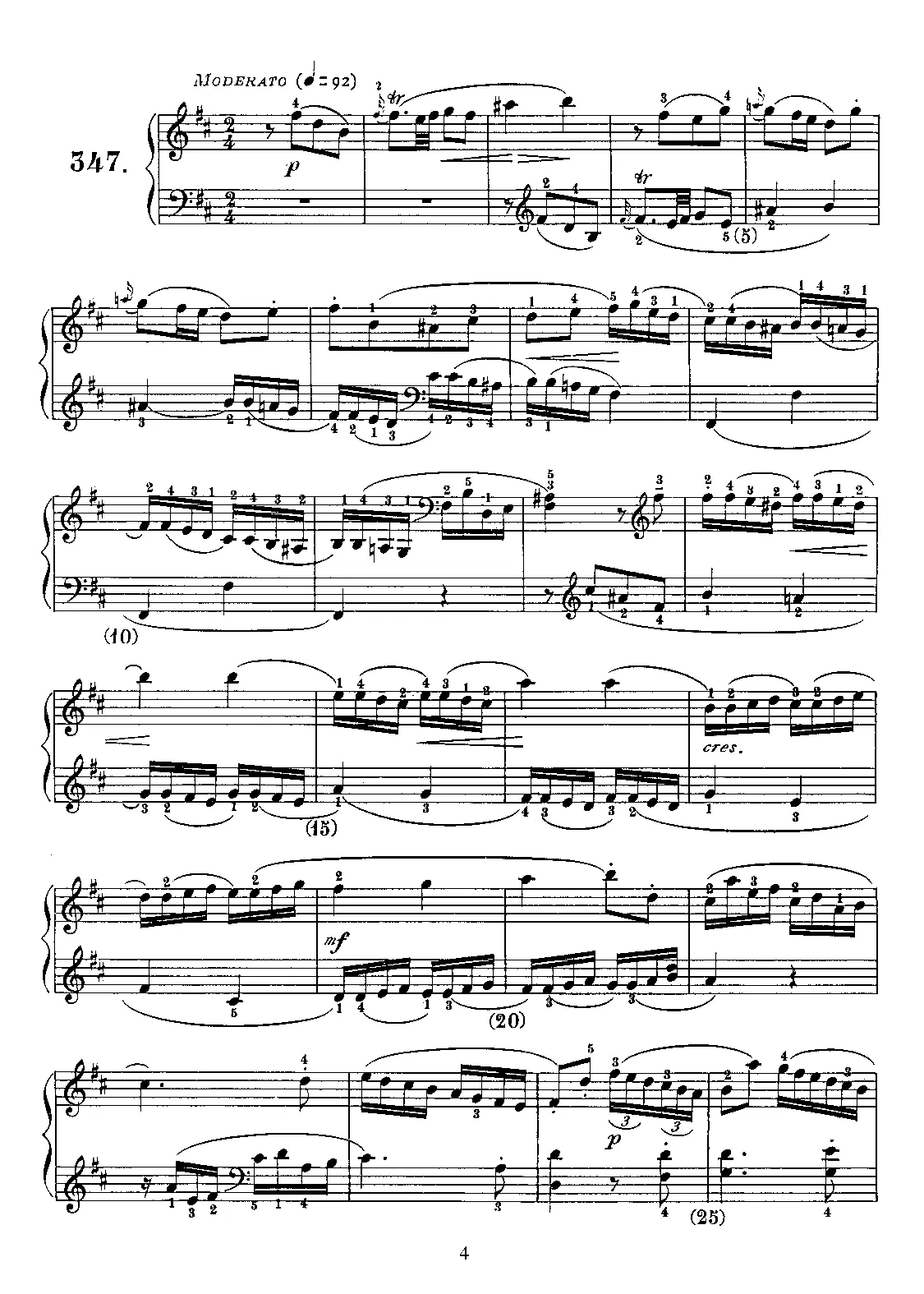 Keyboard Sonata in B minor - Page 1