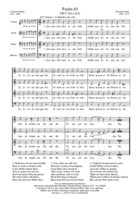 Gott, man lobt dich in der Still, SWV 162