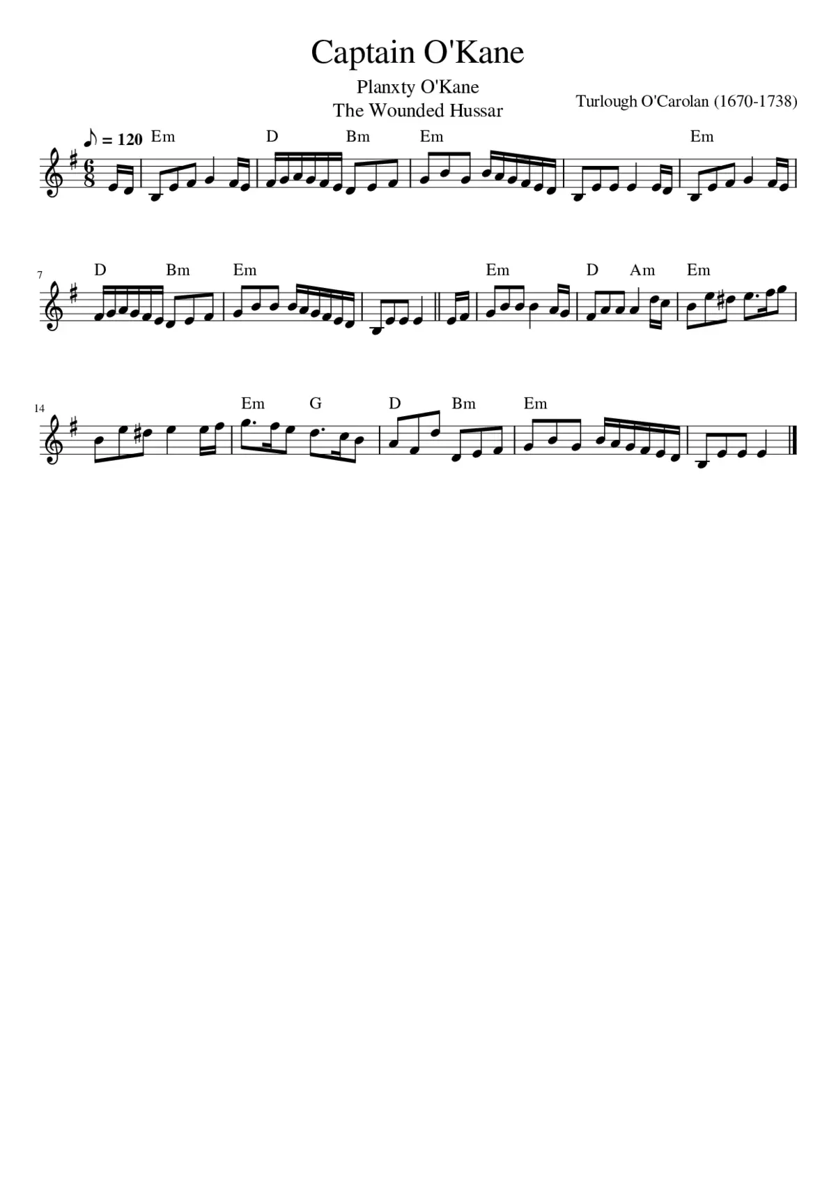 Captain O'Kane - Page 1